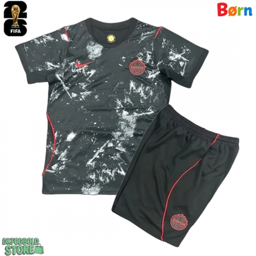 Canada Replika Babytøj Udebanesæt Børn VM 2026 Kortærmet (+ Korte bukser)